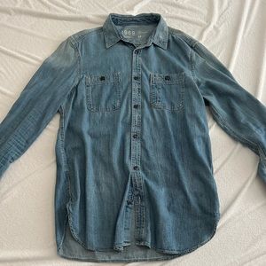 GAP 1969 Denim Washed Long Sleeve